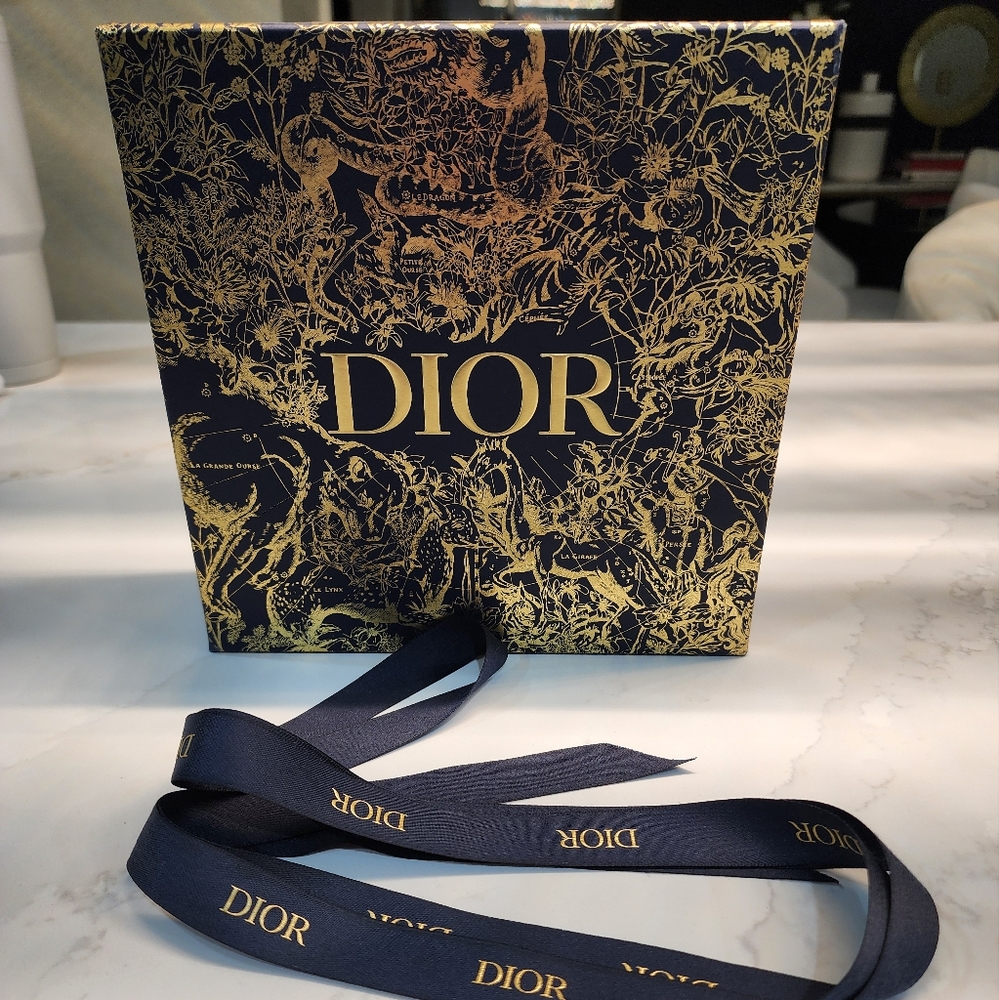 Christian Dior box and Dior ribbon